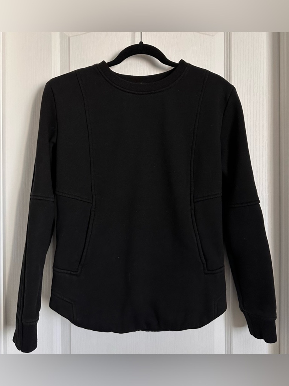 Balmain Black Knit Crewneck Sweatshirt